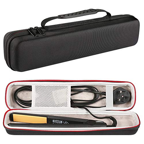 Faylapa Hard Carry Travel Case for Hair Straightener Iron,Hair Straightener EVA Case for Vacation (Accessories Not Include,Black) - Image 1
