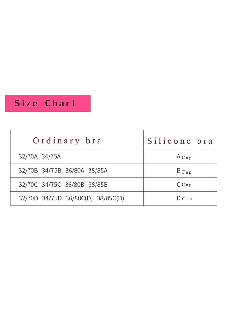 SYOSI - Adhesive Bra, Reusable Strapless Self Silicone Push Up Invisible Sticky Nipple Covers for Women D Cup - Image 1