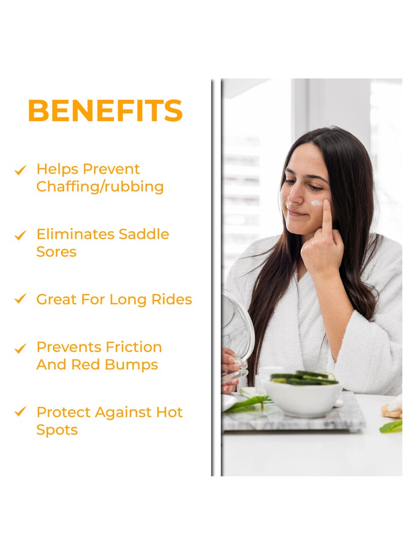 Jadole Naturals Anti Chafe Balm Stick Guard - 50ml, Prevents Chafing, Rubbing & Friction on Body - Image 2