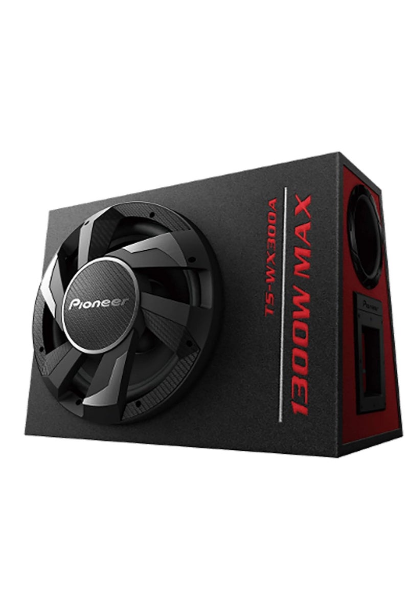 Pioneer Pioneer TS-WX300A 30cm Powered Active Subwoofer with Class-D built-In Amplifier (1300 W) Single Voice Coil, Black - Image 1