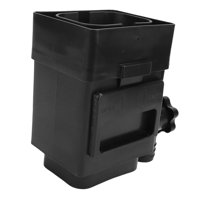 Downspout Filter Weather Proof Space Saving Gutter Downspout Leaf Filter Adapter for 3in 4in Drainpipe Black - Image 3