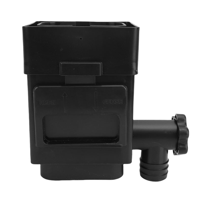 Downspout Filter Weather Proof Space Saving Gutter Downspout Leaf Filter Adapter for 3in 4in Drainpipe Black - Image 2