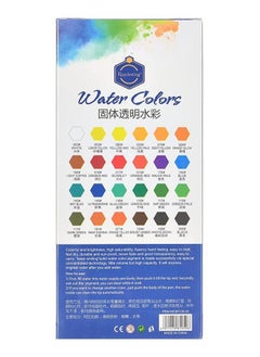 Keep Smiling Water Color Set, Iron Plate, 24 Colors.  - Image 2
