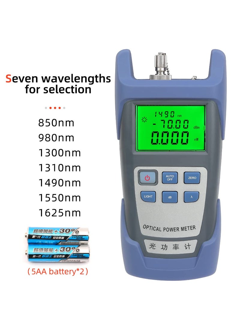 FC-6S FC-6S FTTH Fiber Optic Cold Connection Assembly Termination Tools Kit Bag with Visual Fault Locator Fiber Cleaver SC FC Connector Optical Power Meter Finder Cable Tester Stripper Tool Dust Free Paper  - Image 2