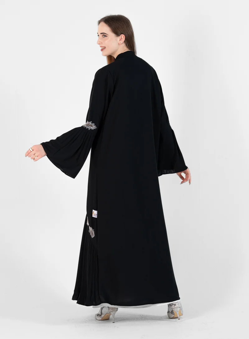 Rosette Abaya Black-R-202416