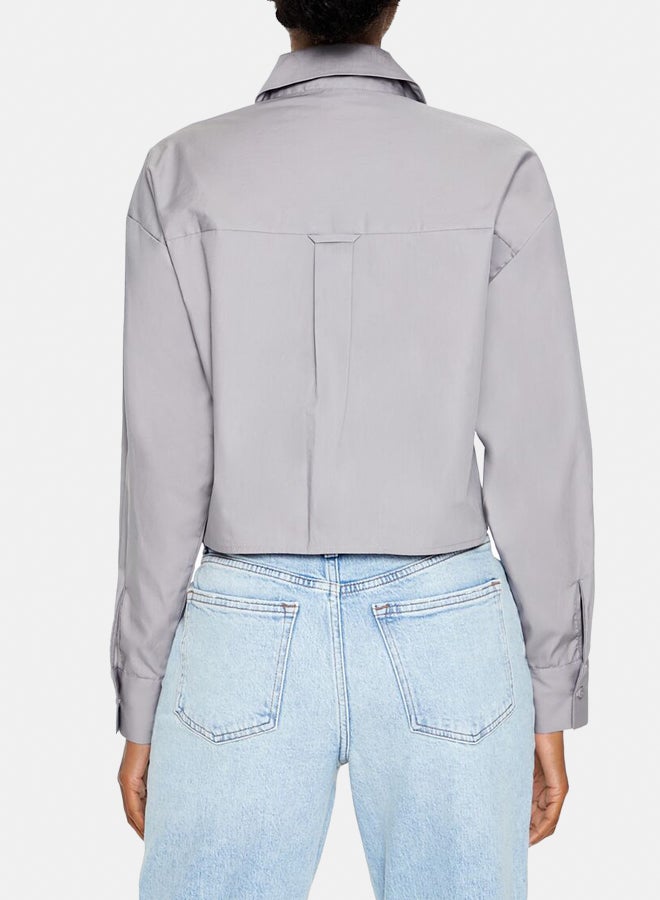 FOREVER 21 Cotton Long-Sleeve Shirt - Image 3