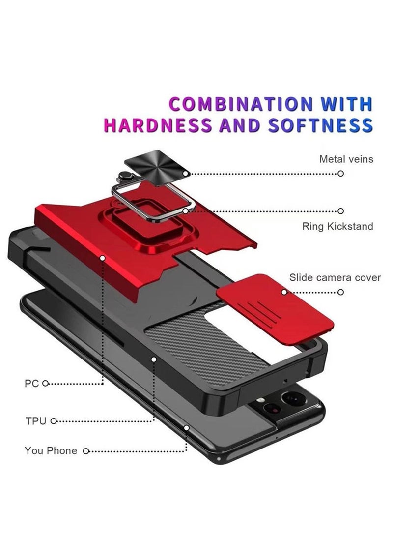 Shockproof Protective Cases Cover Compatible for Samsung Galaxy S21 Ultra Blue