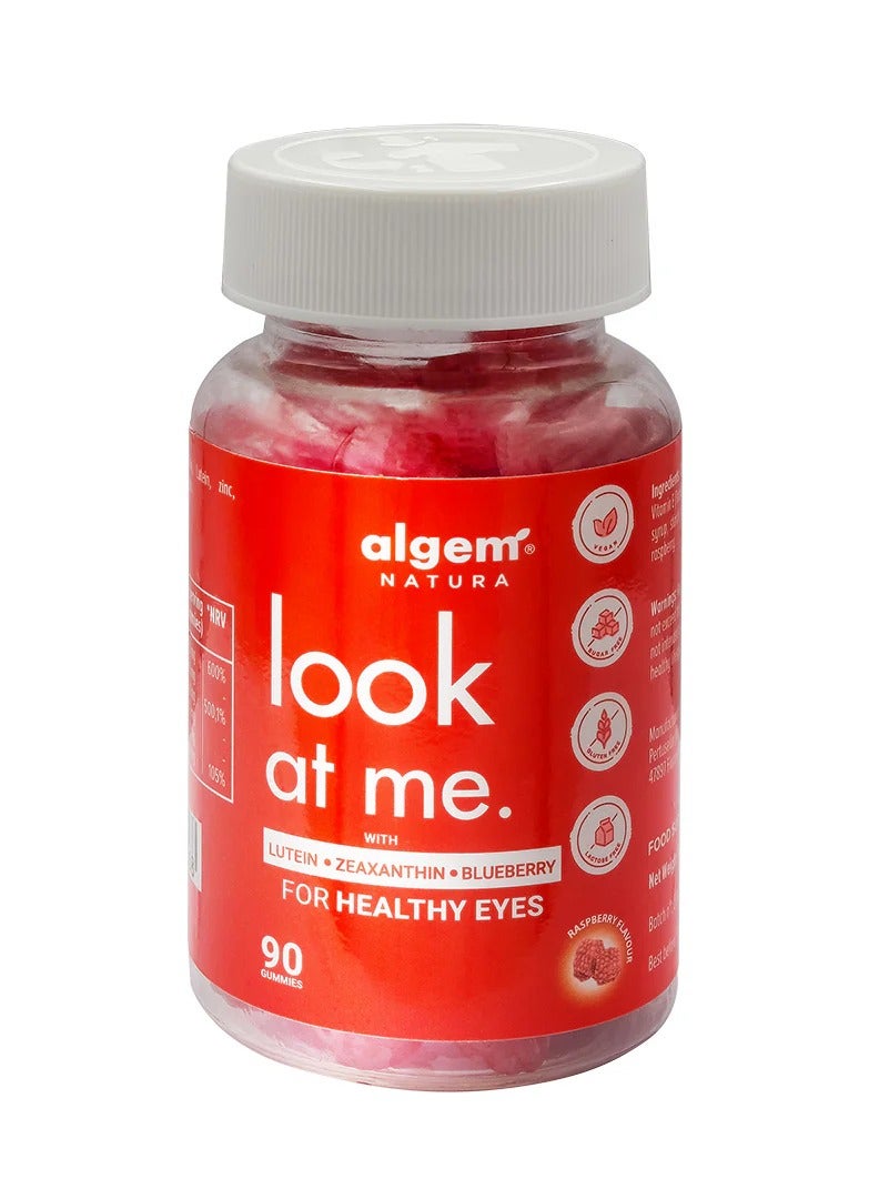 Algem Natura Look At Me Gummies – Brain & Focus Support, 90 Count - Image 1