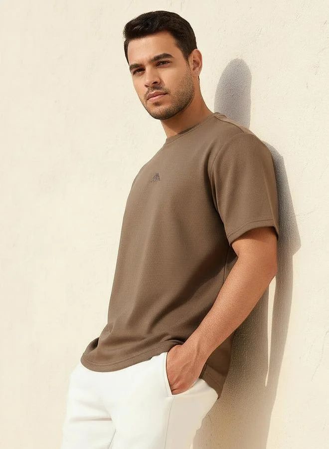 Kappa Kappa Men 2 Way Stretch Pique T shirt