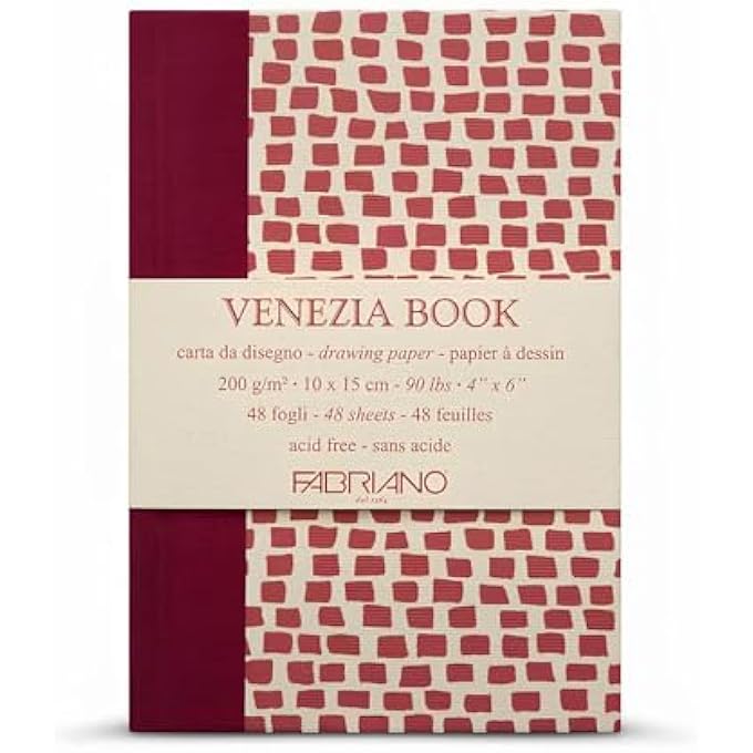 SKETCH BOOK VENEZIA 200 GSM A6, 48 SHEETS - Image 1