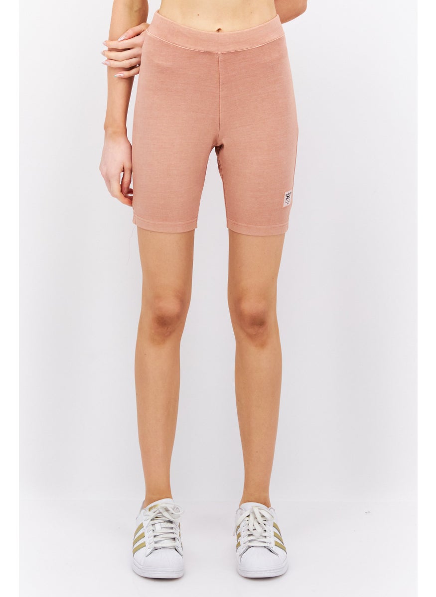Reebok Women Sportswear Fit Training Short, Peach  - Image 1