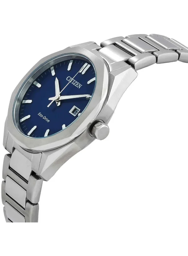 CITIZEN Citizen Men's Analogue Eco-Drive Watch with Stainless Steel Strap BM7620-83L, Silver, Modern