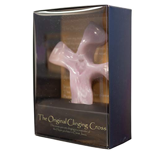 Clinging Cross 4" Original Clinging Cross | New Spring Color! | Beautiful Light Vervain Purple | By Not So Plain Jane | Christian Home Goods - Image 4