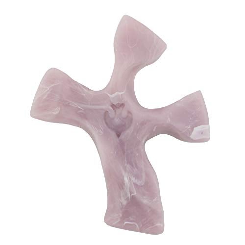 Clinging Cross 4" Original Clinging Cross | New Spring Color! | Beautiful Light Vervain Purple | By Not So Plain Jane | Christian Home Goods - Image 1
