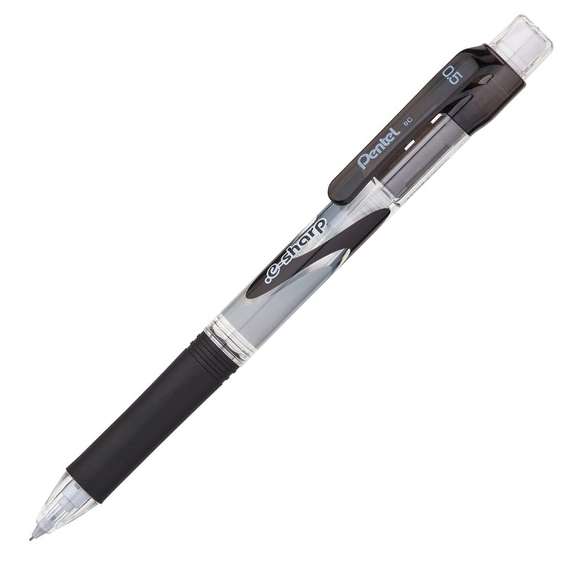 Pentel® e-Sharp™ Mechanical Pencils, 0.5 mm, 72% Recycled, Black, Pack Of 12 - Image 2