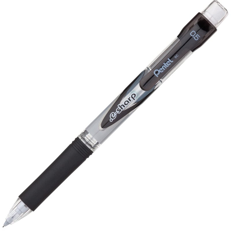 Pentel® e-Sharp™ Mechanical Pencils, 0.5 mm, 72% Recycled, Black, Pack Of 12 - Image 3