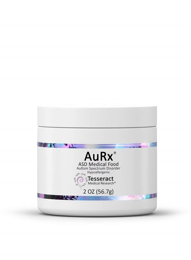 Tesseract Medical Research AuRx Autism Spectrum Medical Food Powder to Support Gut Health, Stabilized Butyric Acid Supplement in a Palatable-Tasting Powder for ASD Children, Hypoallergenic, 2 Ounces  - Image 1