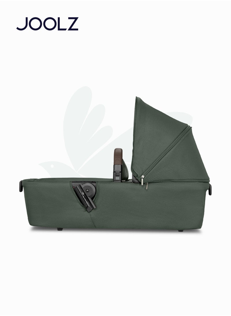 JOOLZ Joolz AER+ Carrycot for Stroller – Lightweight, Foldable & Travel-Friendly Baby Bassinet, Breathable Mattress, Ventilated Sun Hood, Newborn Comfort (0-6M) – Forest Green  - Image 3