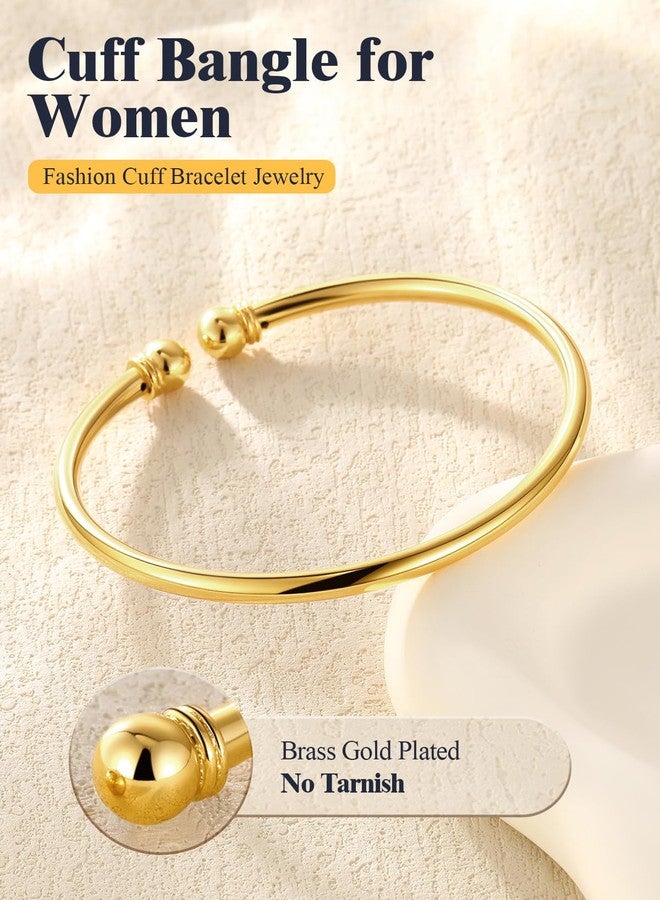 U7 Unisex Simple Cuff Bracelet 18K Real Gold Platinum Plated Fine Bracelets Fashion Jewelry Open Bangle Cuff Bracelets, Twisted or Heart Style - Image 4