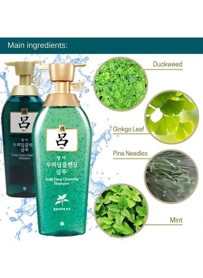 Ryo - Scalp Deep Cleansing Shampoo (400ml) - 2 Bottles Set - Image 1