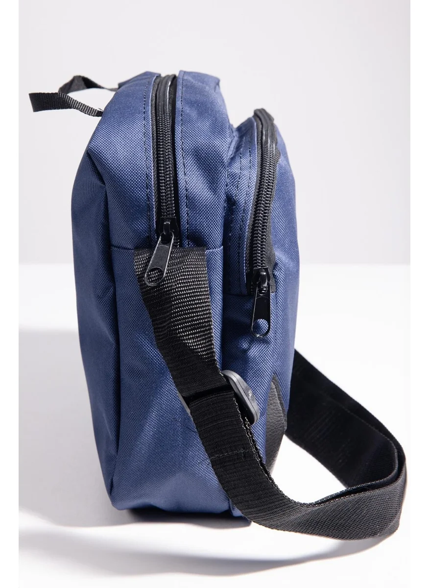 Tudors Unisex Adjustable Crossbody Navy Blue Shoulder Bag