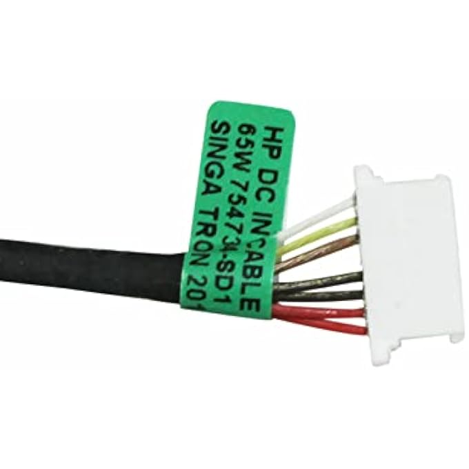 rayihni LAPTOP DC IN POWER JACK CABLE SOCKET CONNECTOR CHARGING PORT FOR HP PAVILION HP PAVILION 15-BA SERIES 15-BA000 15-BA003CY 15-BA008CA 15-BA009DX 15-BA010CY 15-BA012CY 15-BA014WM 15-BA020CA HARNESS WIRE - Image 3
