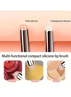 2 pc Silicone Lip Concealer Brush with Dustproof Cover - Soft Round Head for Easy Blending  Application - pzsku/Z8A1A3C91BAEF20B7CB77Z/45/_/1737026765/5bda9873-8c3e-4438-9e86-8f5ac5c6f85c