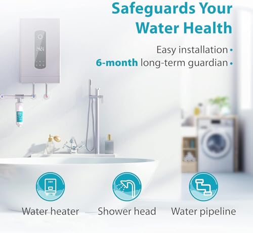 AquaCrest AQUA CREST AP431 AP430SS Whole House Scale Inhibitor - Inline Water System, Prevents Scale Build Up On Hot Water Heaters, Pipes and Boilers - Image 5