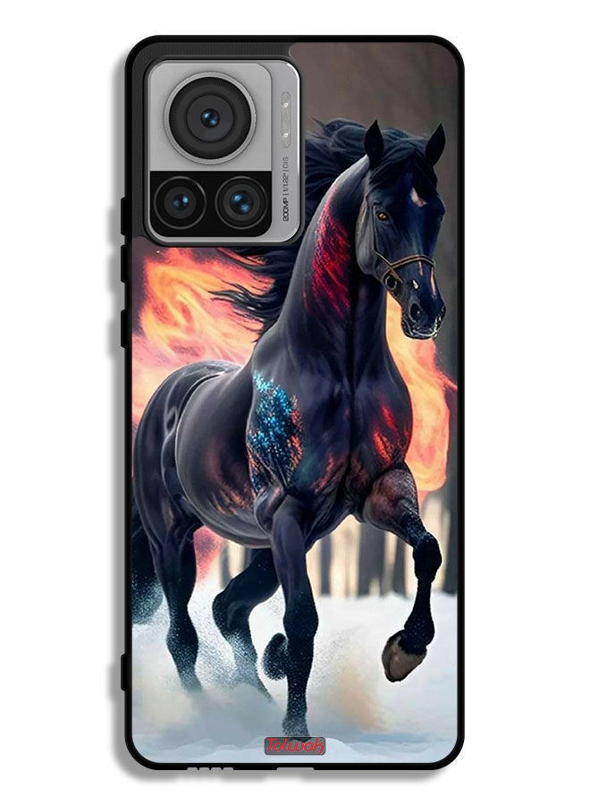 Tolwak Motorola Edge 30 Ultra Protective Case Cover Horse Hd - Image 1