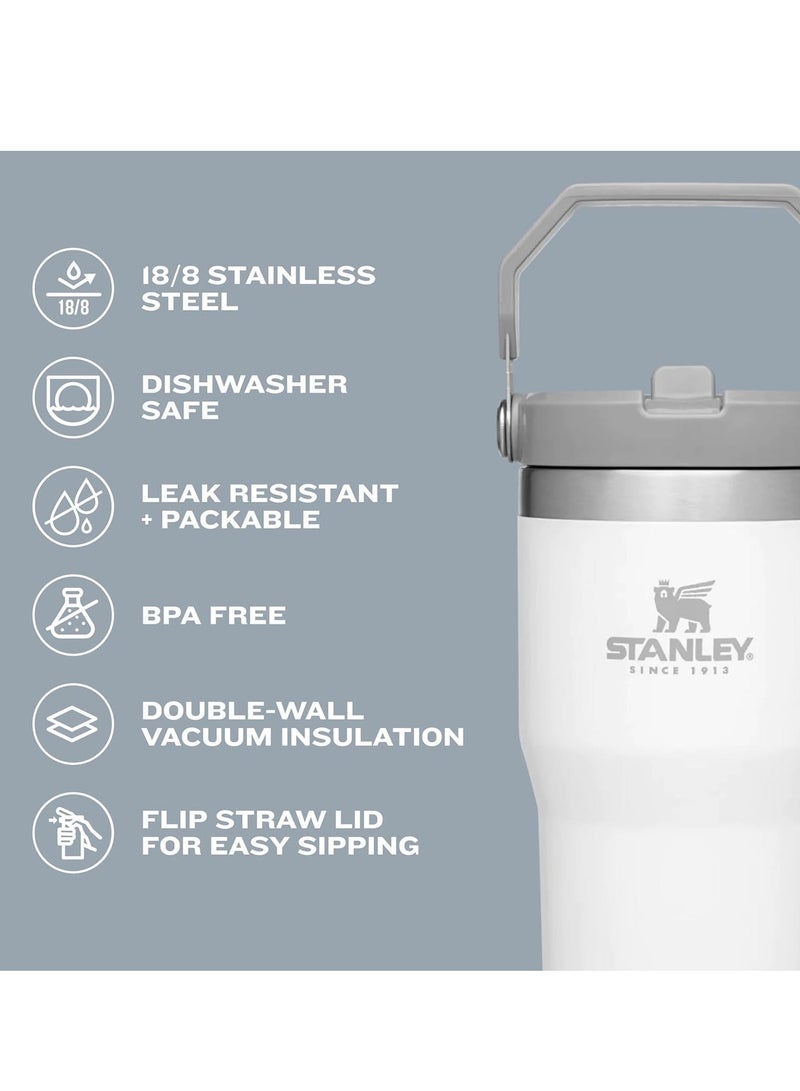Stanley Stanley Stainless Steel Tumbler - Vacuum Insulated Water Bottle for Home, Office or Car Reusable Cup with Straw Leak Resistant Flip Cold for, 30oz - Image 4
