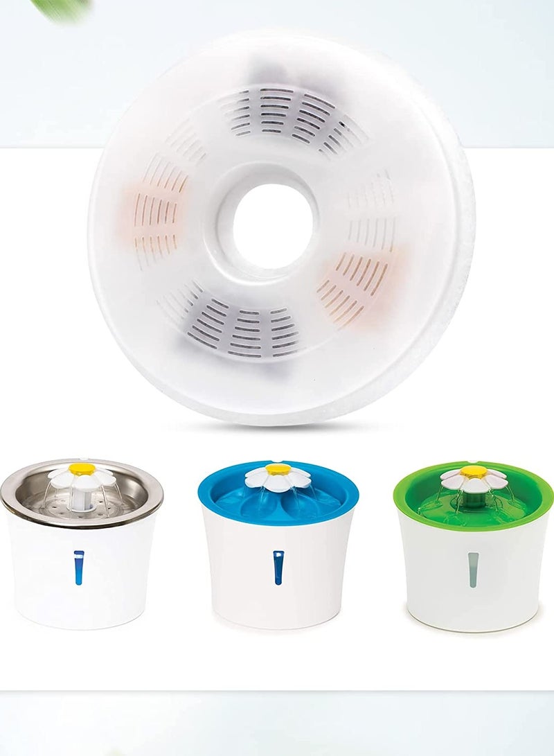 SYOSI Water Fountain Replacement Filters SYOSI 6 Pack Pet Activated Carbon Filters for Catit Water Fountain Pet Fountain Filter Replacement  - Image 2