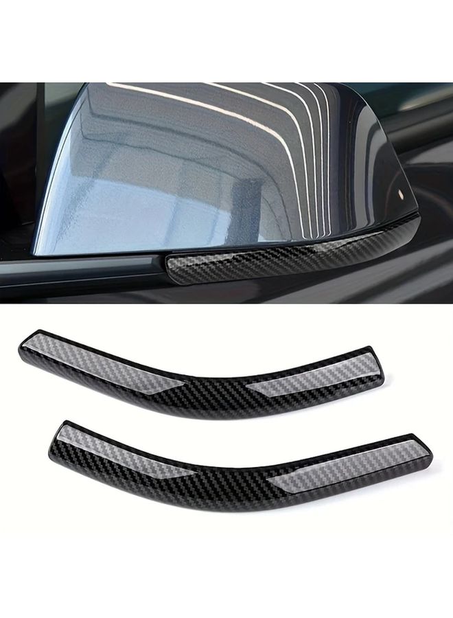 Model 3 Black Rearview Mirror Decorative Protective Strips External Car Accessories - Image 5