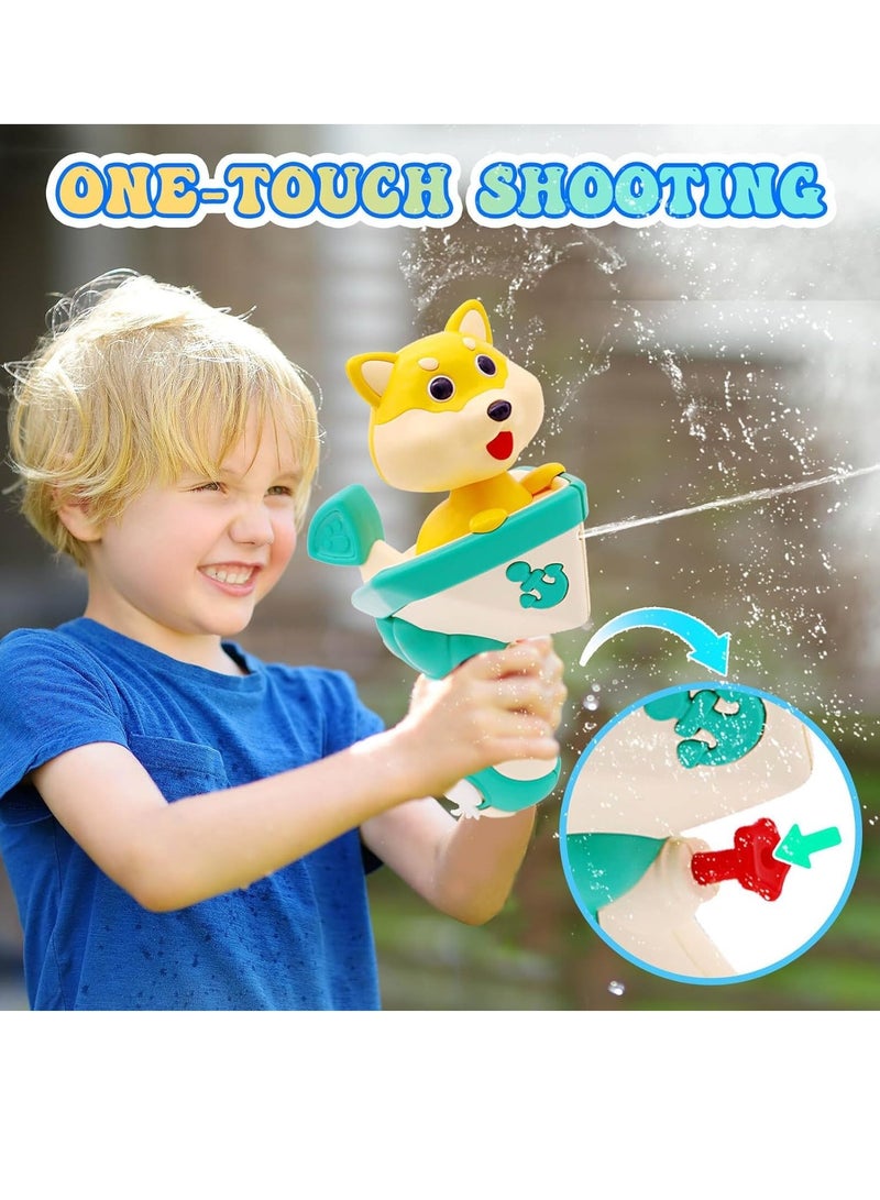 Excefore Water Pistol Toys for 3-8 Year Old Boys Girls, 4 Pack Animal Mini Water Pistol for Kids Gifts Squirt Toy Water Pistols Blaster Party Pool Outdoor Beach - Image 4