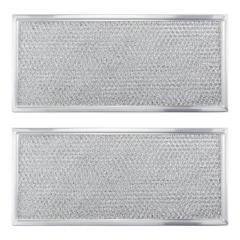2025 Upgraded W10208631A Microwaves Grease Filter Approx 13 x 6 by Beaquicy Replacement for Whirlpool GE Microwaves Pack of 2