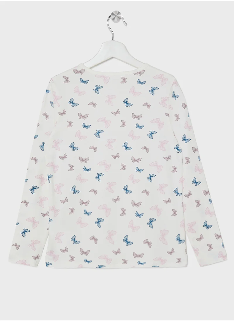 NAME IT Kids Butterfly Printed Pyjama Sets