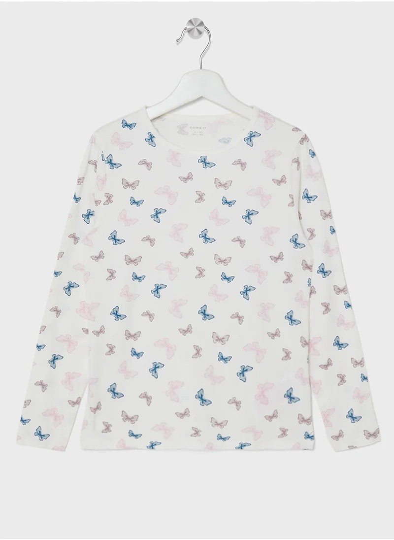 نيم ات Kids Butterfly Printed Pyjama Sets