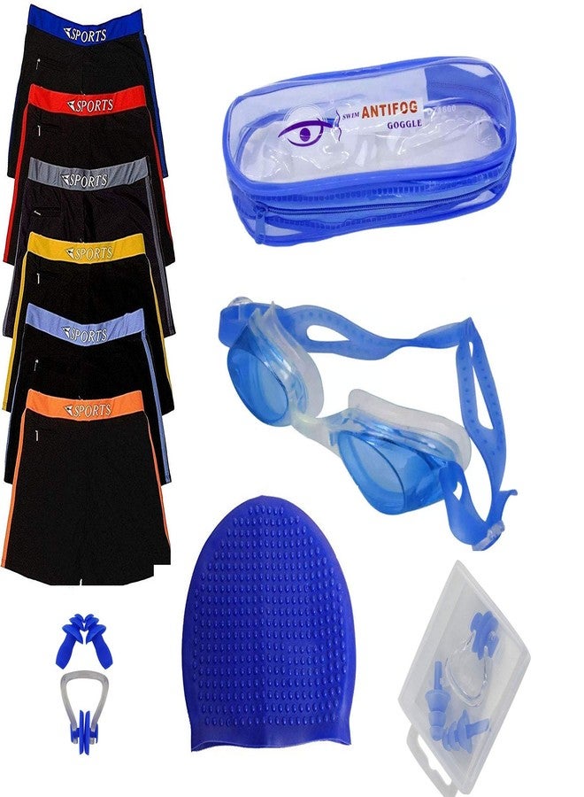 Tempest Swimming Kit for Men with Bubble Cap Goggles Ear Plug Nose Clip - Image 1
