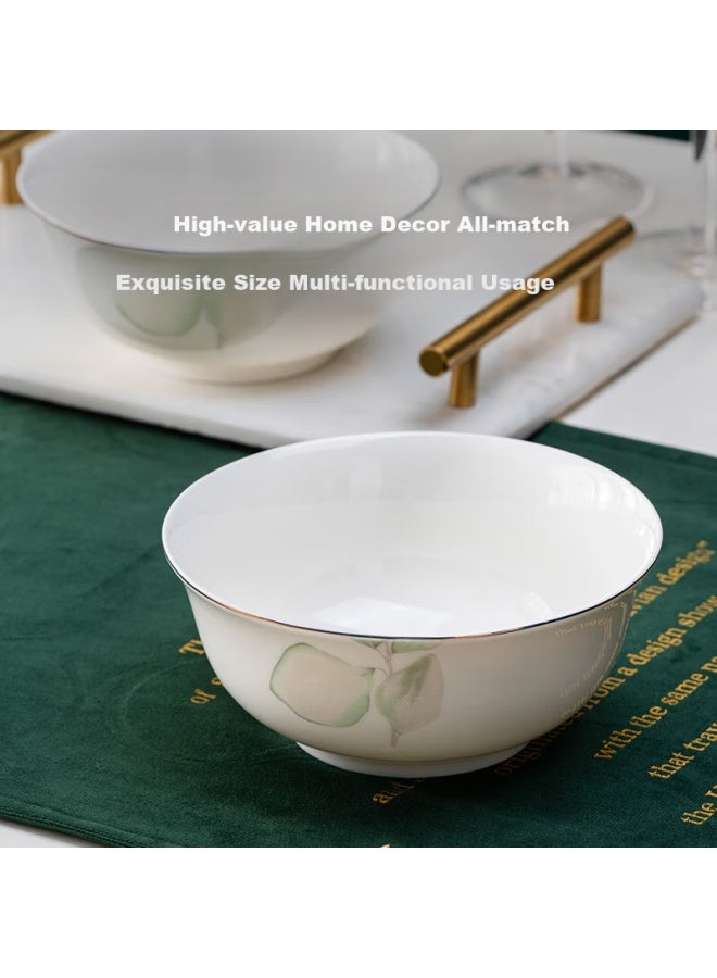 JD.com Jd Jingzao Large Capacity Bowl For Soup, Noodles, Rice, Vermicelli, Spring 6-inch Bowl, Set Of 2 - Image 2