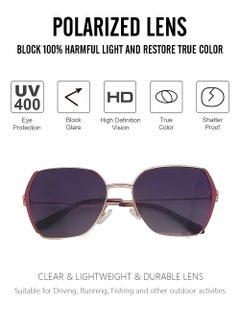 DLS DLS Oversized Polarized Sunglasses MS9007-C5  - Image 2