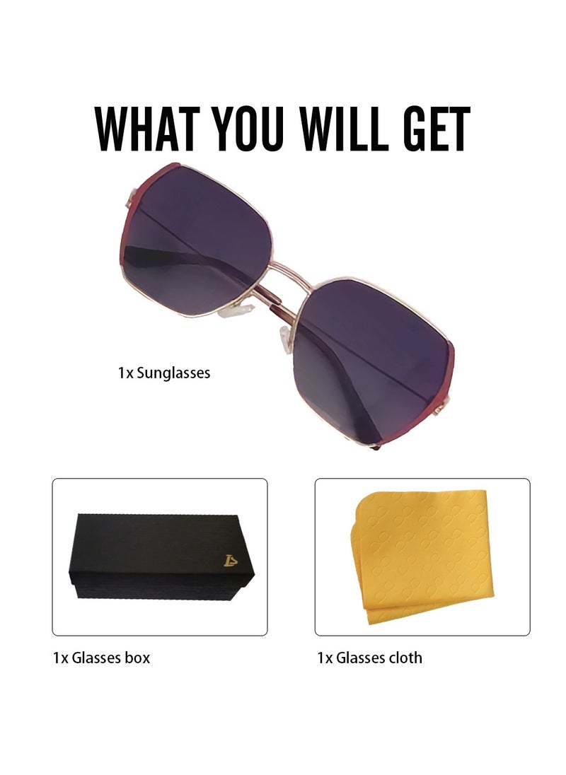 DLS - DLS Oversized Polarized Sunglasses MS9007-C5 - Image 1
