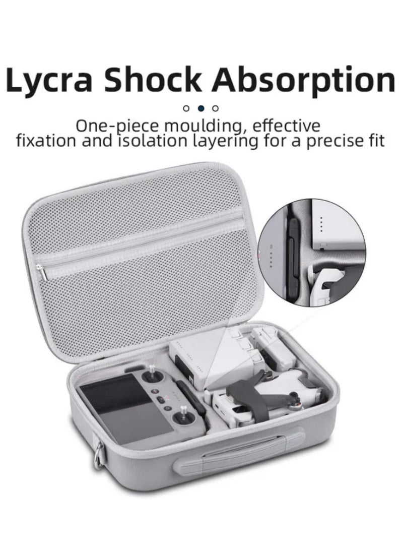 For DJI MINI 4 PRO Carry Case Box Storage Bag Portable Handbag Remote Control Accessories Organizer Shoulder Bag for Drone and Controller - Image 5