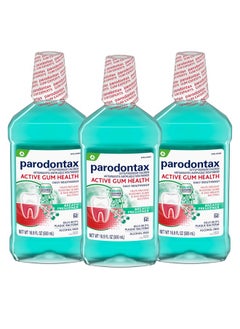 Parodontax Active Gum Health Breath Freshener Mouthwash, 3 X 16.9 Fl Oz  - Image 1