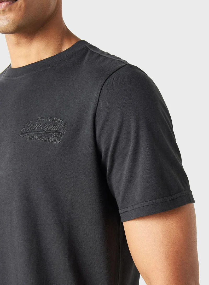 إيكو يو إن إل تي دي. Graphic Print Crew Neck T-Shirt