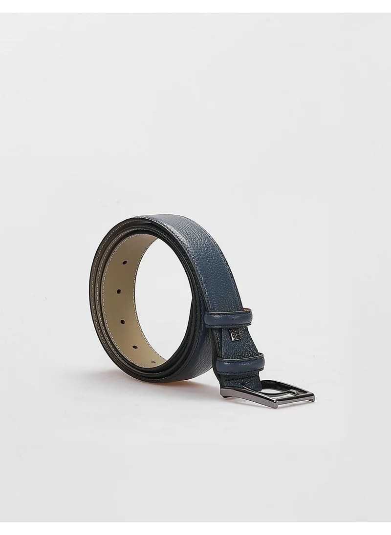 كاباني Genuine Leather Navy Blue Men's Classic Belt