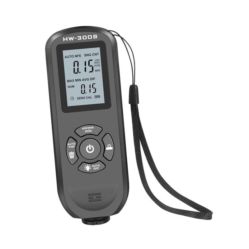 Digital Paint Thickness Gauge Auto Car Coating Tester Portable Intuitive Screen - Image 2