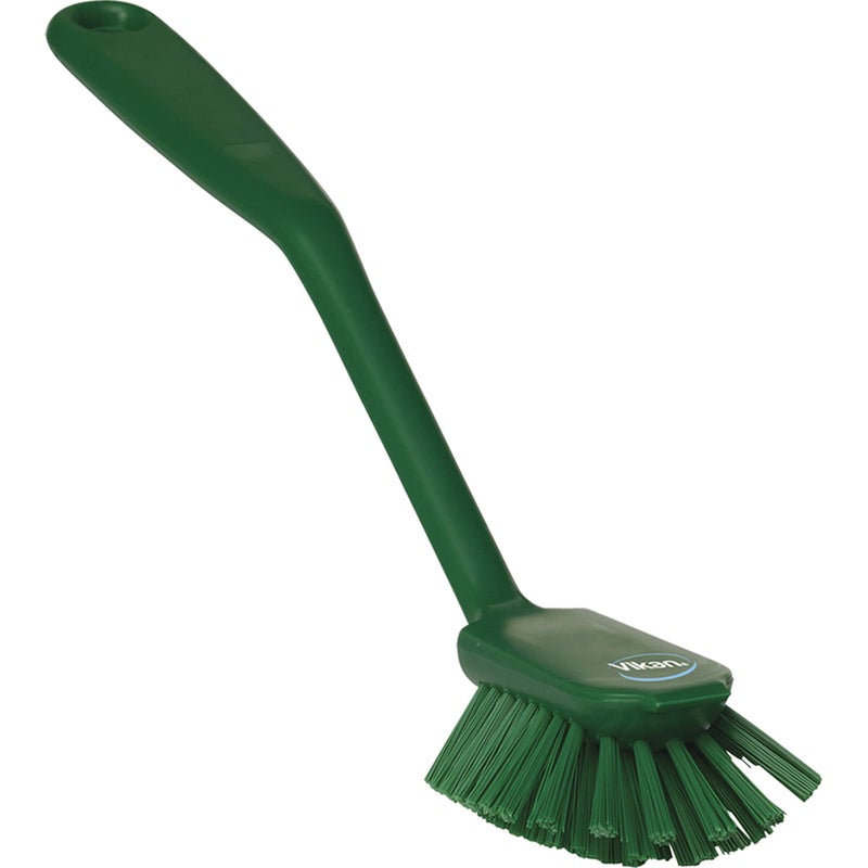 Vikan 42372 BrushDishScraping EdgeMedium11PPPBTGreen
