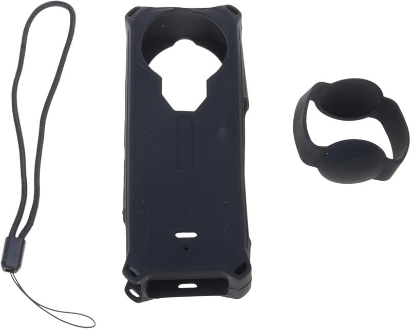 Black Lightweight Silicone Protective Case Full Body Coverage For Sports Camera - Image 2