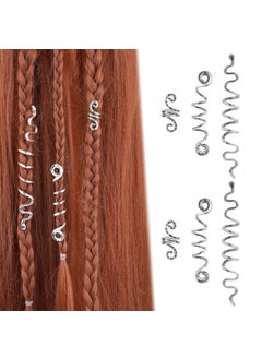 WLLHYF WLLHYF Hair Clips 6 Pieces Loc Snake Hair Braid Accessories Metal Hair Cuffs Decoration Spiral Serpent Celtic Hair Jewelry for Women and Girls 