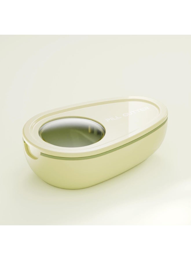 Pill Tablet Cutter, 1PCS Portable Pill Splitter with Blade and Storage Compartment, Round Tablet Pill Dispenser for Small and Large Pills Cut in Half Quarter, Elderly, Child, Pet, Travel - Image 5