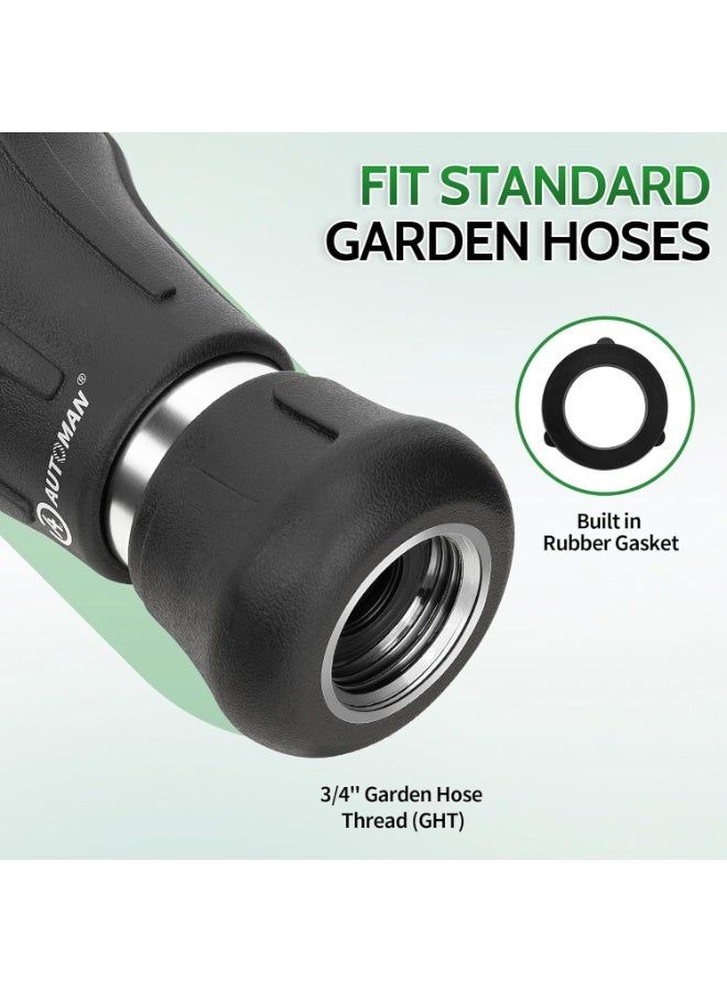 general Garden Hose Nozzle Heavy Duty, 2 Pack Fireman Hose Nozzle, High Pressure Water Hose Sprayer Nozzle, Adjustable Spray Nozzles for Washing Car, Cleaning Ground, Watering Plants, Showing Pets - Image 3